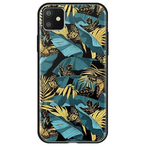 фото Чехол deppa glass case для apple iphone 11, джунгли