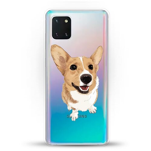 фото Силиконовый чехол хороший корги на samsung galaxy note 10 lite andy & paul
