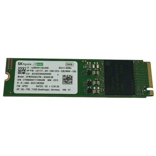 Твердотельный накопитель Hynix 256 ГБ M2 HFM256GDJTNI-82A0A 769400₽