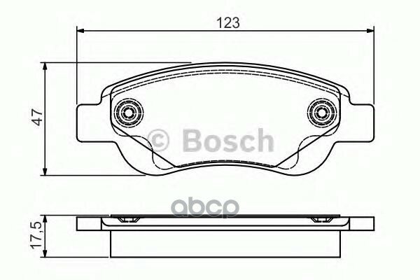 Колодки Тормозные Передние К-Кт Bosch арт. '0986495085