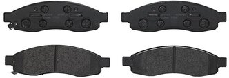 Дисковые тормозные колодки передние brembo P58001 для Infiniti QX56, Nissan Armada, Nissan Titan (4 шт.)
