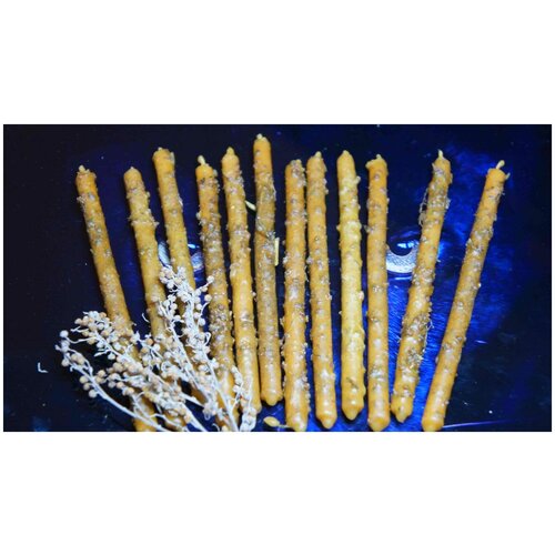 Свеча светлая с полынью на чистку (10 шт.)