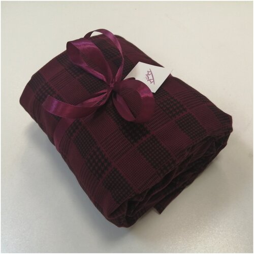 Простыня на резинке 70х160х20 с рисунком Клеточка, трикотаж 100% хлопок 145 г/м2, Купи в дом – онлайн