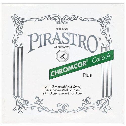 Комплект струн Pirastro 339920 Chromcor PLUS 4/4 Cello brahner cp 333 3 4 комплект колков для виолончели 3 4