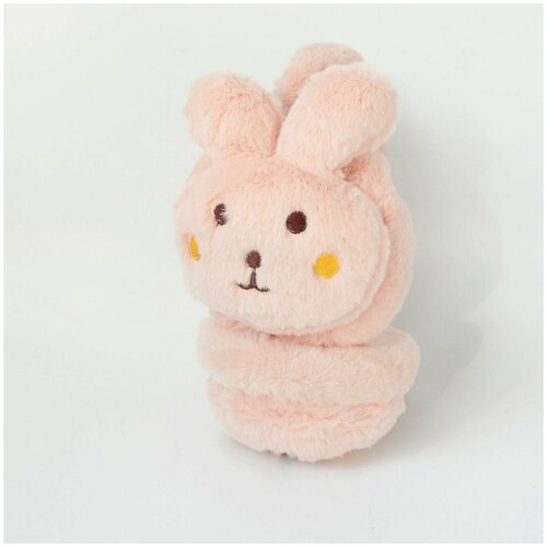 Наушники зимние утеплённые розовые с зайчиком 1 шт 40900₽