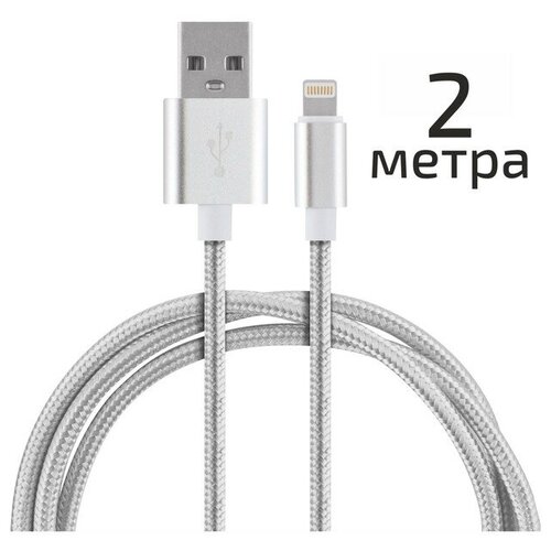 Кабель USB 2.0-lightning ENERGY ET-29-2 2,0м серебристый