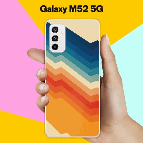 Силиконовый чехол на Samsung Galaxy M52 5G Узор 50 / для Самсунг Галакси М52