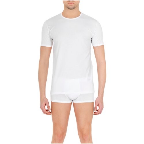 фото Футболка pompea, t-shirt cotton с круглым вырезом и коротким рукавом, из эластичного хлопка