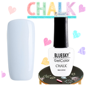 BlueSky, Гель-лак Chalk #009, 8 мл (пудровый бело-голубой)