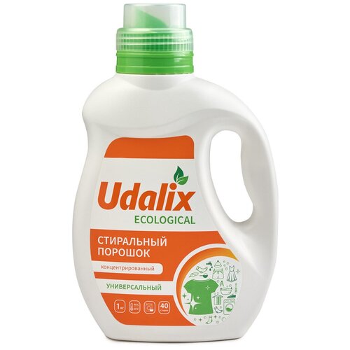 Стиральный порошок UDALIX Универсальный, гипоаллергенный, экологичный, 1 кг