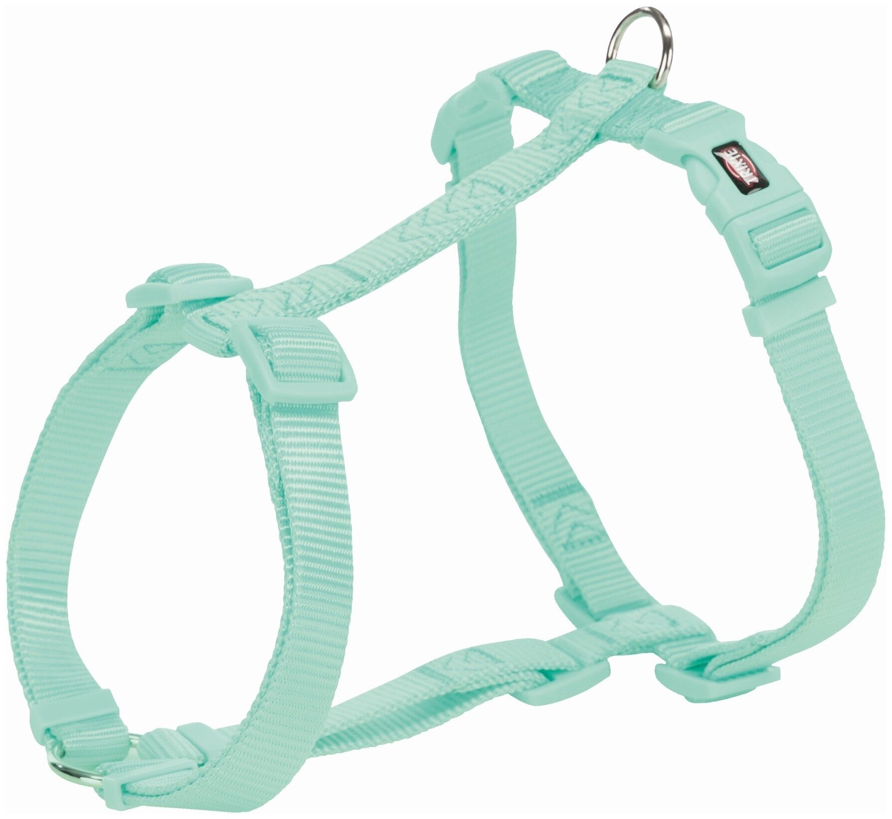 Шлейка для собак Trixie Premium H-Harness XS–S нейлон папайя 10 мм 30 – 44 см (1 шт) - фотография № 7