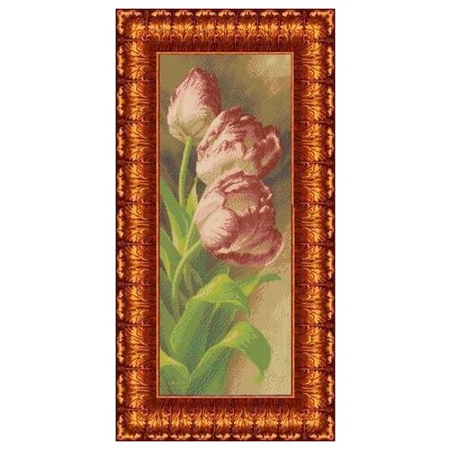 фото Набор для вышивания каролинка кбц 2002 тюльпаны