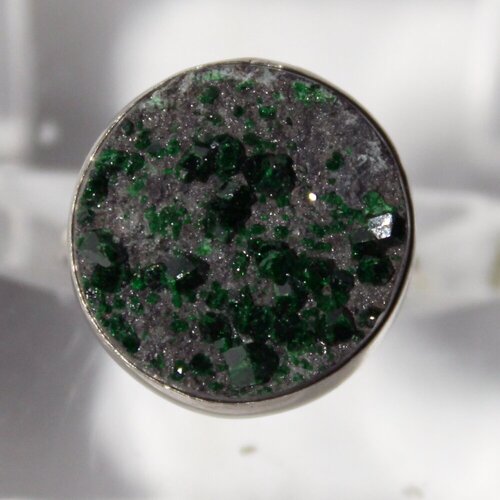 Кольцо True Stones, гранат, размер 16.5, зеленый кольцо true stones гранат размер 18 зеленый