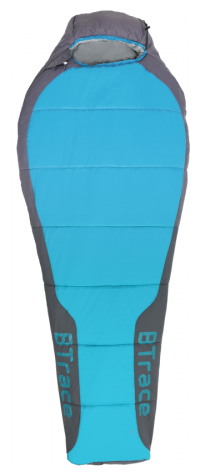 Спальный мешок Btrace Snug L size, правый, серый-синий
