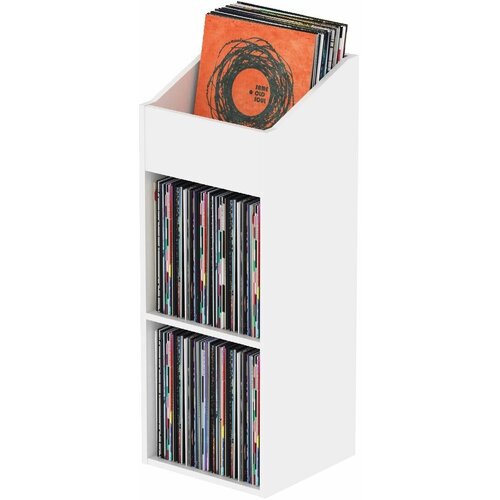 Стойка для виниловых пластинок Glorious Record Rack 330 White iron steel art vinyl record storage box creative display dvd rack photo film locker book frame natural wooden color cabinet