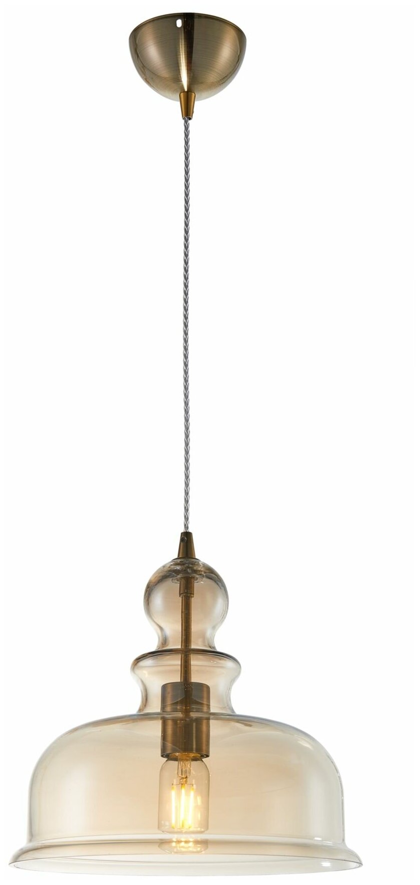 Светильник подвесной Maytoni Tone P001PL-01BZ, E27, кол-во ламп:1шт, Бронза
