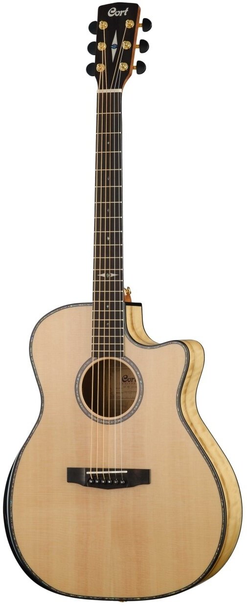 GA-MY-Bevel-NAT Grand Regal Series Электро-акустическая гитара с вырезом, Cort
