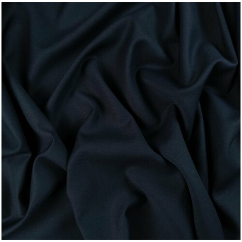 Ткань костюмная (т. синий) 80% пэ, 15% вискоза, 5% эл. , 50 см * 149 см, италия