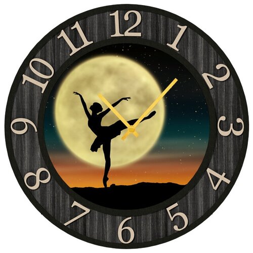 фото Svs настенные часы svs 3502203 танец под луной