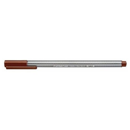 Ручка капиллярная Staedtler Triplus, одноразовая, 0.3 мм Темно-коричневый