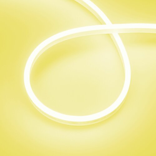 Arlight Лента герметичная AURORA-PS-A120-12x6mm 24V Yellow (10 W/m, IP65, 2835, 5m) (Arlight, Силикон) 036682