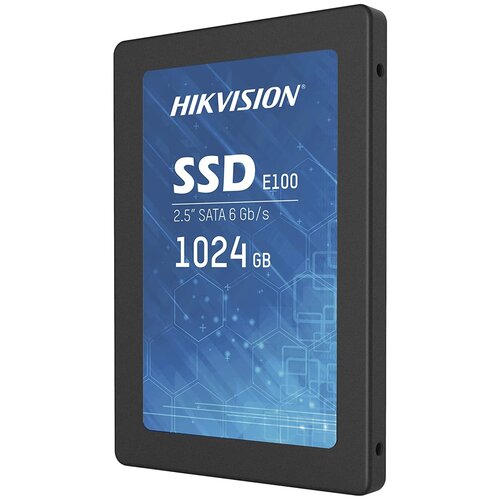 Твердотельный накопитель Hikvision E100 1 ТБ SATA HS-SSD-E100/1024G твердотельный накопитель hikvision 1 тб m 2 hs ssd g4000e 1024g