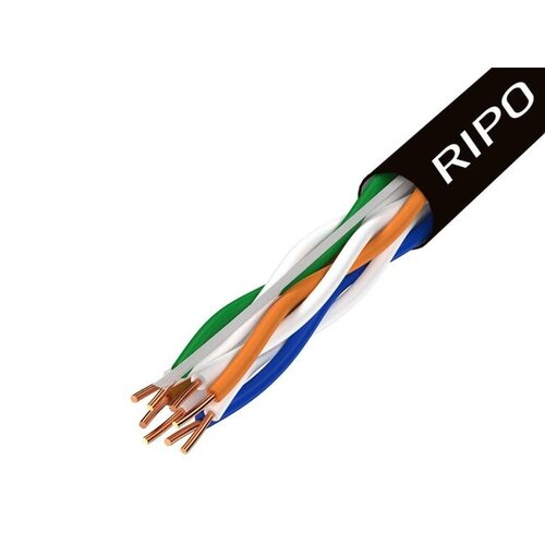 Сетевой кабель Ripo UTP 4 cat.5e 24AWG Cu Plus Outdoor 50m 001-112117/50