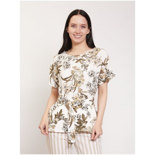 фото Футболка zolla, размер 4xl, молоко