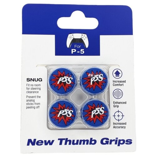 Силиконовые накладки на стики геймпада Sony PlayStation PS4/PS5 Persona 5 накладки artplays thumb grips защитные на джойстики геймпада для switch 2 шт черные