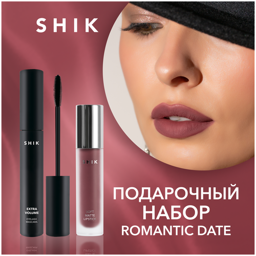 SHIK Подарочный набор косметики: тушь для ресниц и матовая помада Romantic date