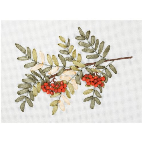 фото Набор для вышивания лентами panna кисть рябины (c-1508)