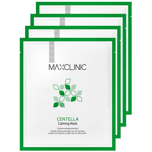 MAXCLINIC Centella Calming Mask Маска для лица с экстрактом центеллы азиатской, 4x23 г