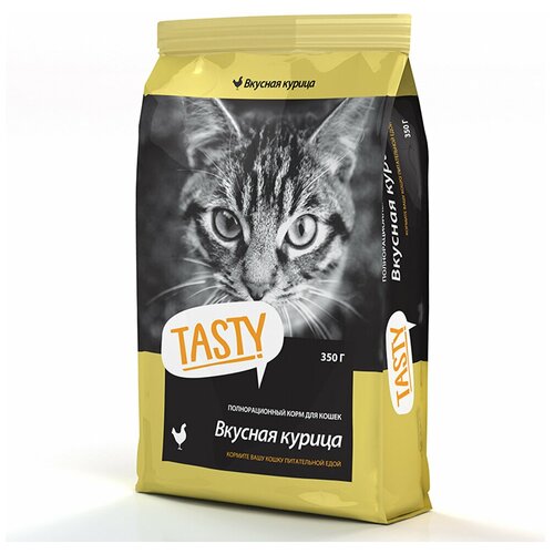 Tasty Корм сухой для взрослых кошек с курицей (35 TS 808) 0,35 кг 49870 (10 шт)