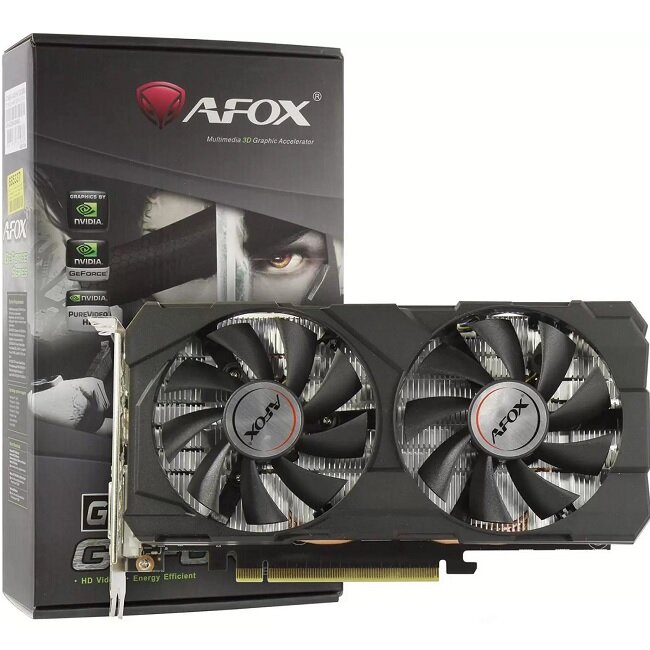 Видеокарта Afox nVidia RTX 2060 1365 6144 14000 192 RTL [AF2060-6144D6H4-V2] - фото №5