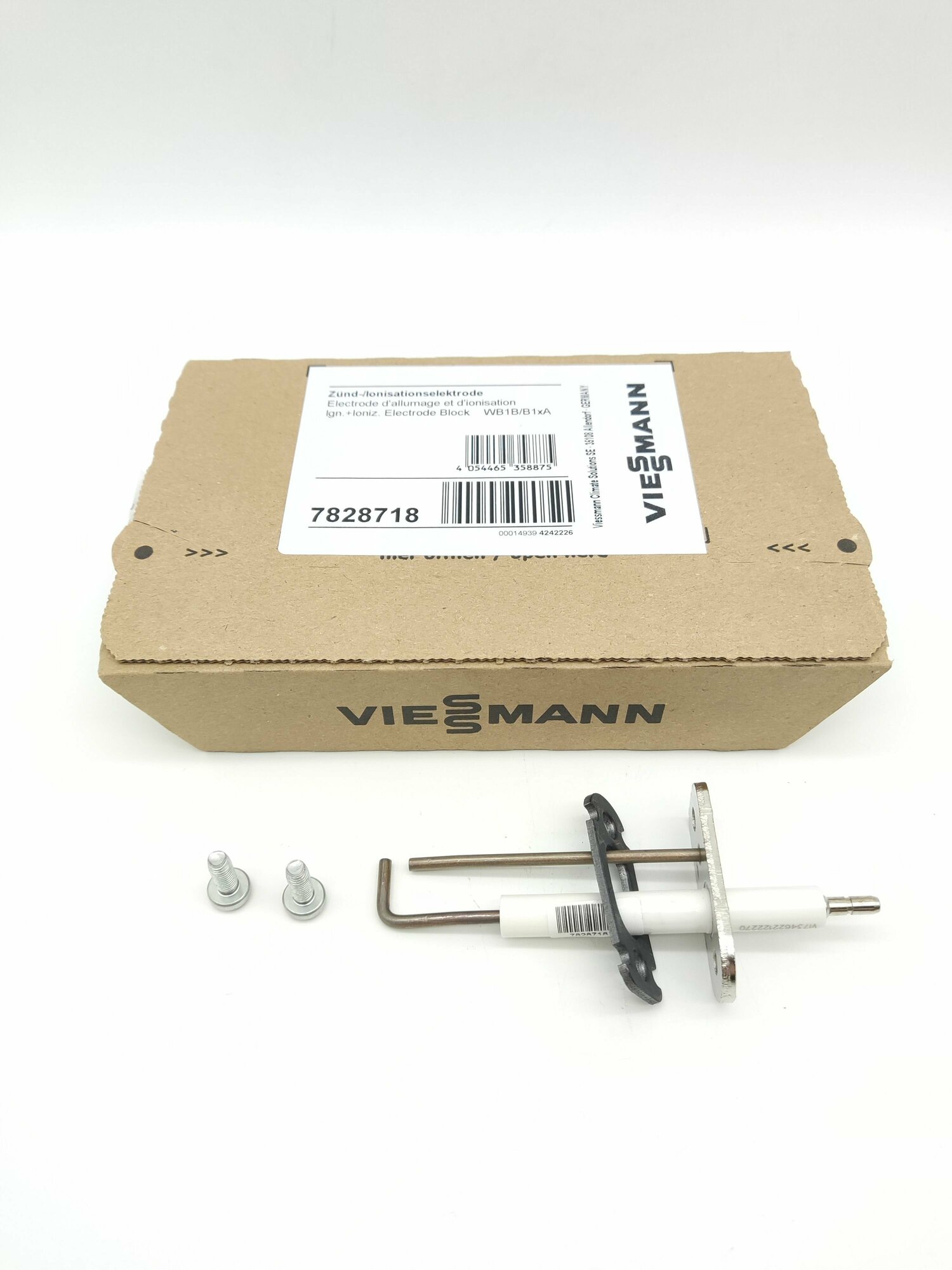 фото Электрод розжига и контроля пламени на газовый котел Viessmann Vitodens 100-W WB1B B1HC WB1C 7828718