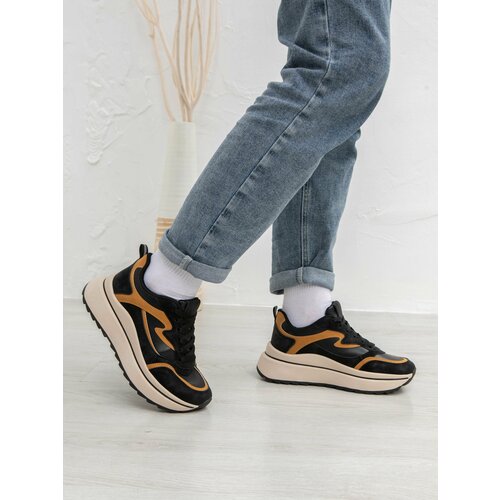 Кроссовки Lonza, треккинговые, полнота 7, размер 38, черный