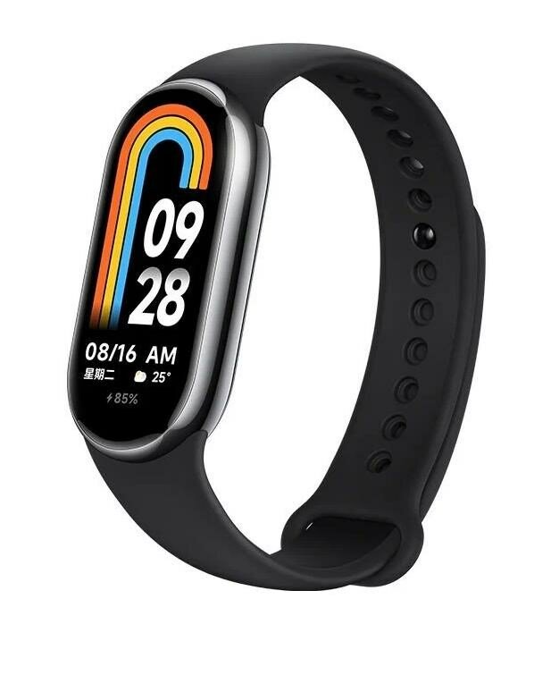 Xiaomi Смарт часы фитнес браслет Mi Smart Band 8 (M2239B1) черный CN Черный
