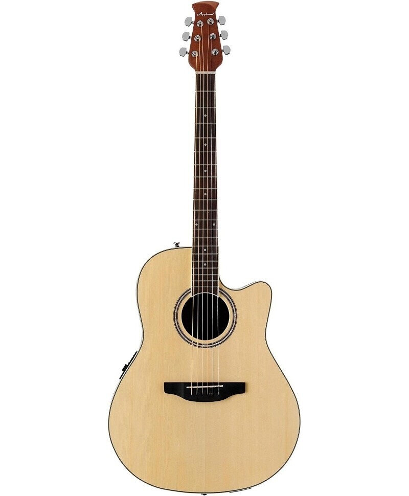 Applause AB24II-4S Balladeer Mid Cutaway Natural Satin гитара электроакустическая, цвет натуральный матовый, производство Китай