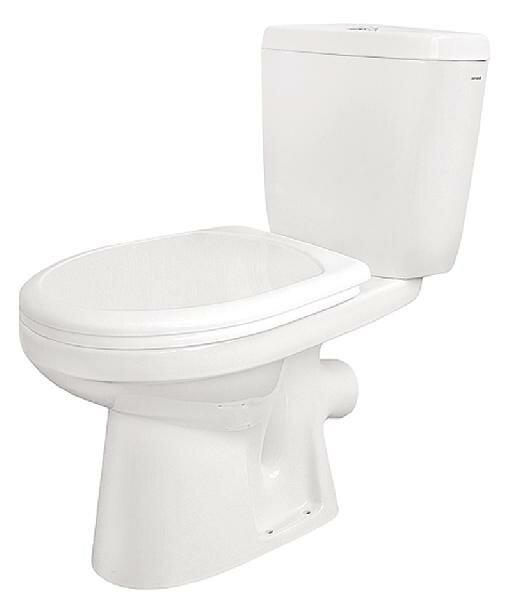 Унитаз-компакт Анимо (косой вып 2-реж. арм сид. дюропласт) 1WH302134 сантек