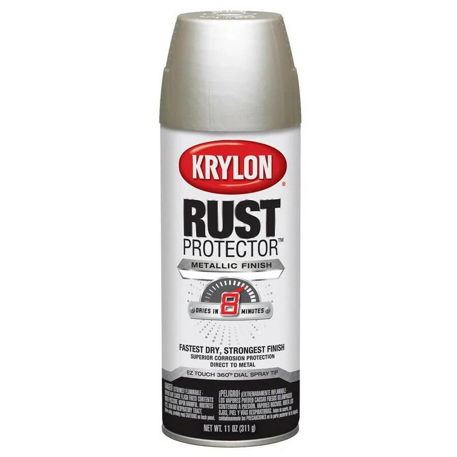Краска антикоррозийная металлик Krylon Rust Protector никель 311 гр