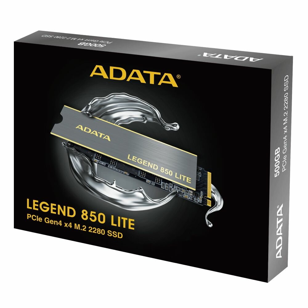 Твердотельный накопитель A-Data Legend 850 Lite 500Gb ALEG-850L-500GCS - фотография № 3