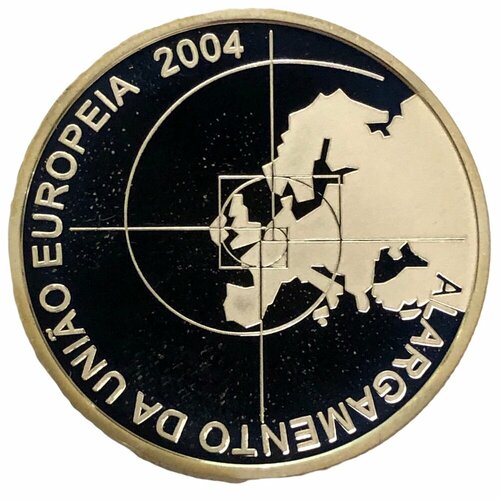 Португалия 8 евро 2004 г. (Расширение Европейского Союза) (Proof) португалия 2004г шестые прямые выборы в европарламент расширение европейского союза ес марка 2