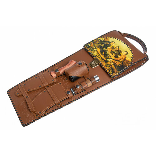 Шашлычный набор колчан с рисунком