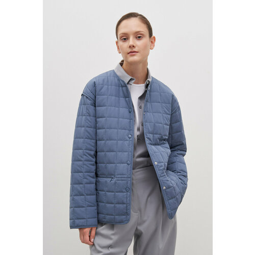 Куртка FINN FLARE, размер L, голубой куртка s oliver демисезон зима силуэт прямой карманы без капюшона стеганая размер l серый