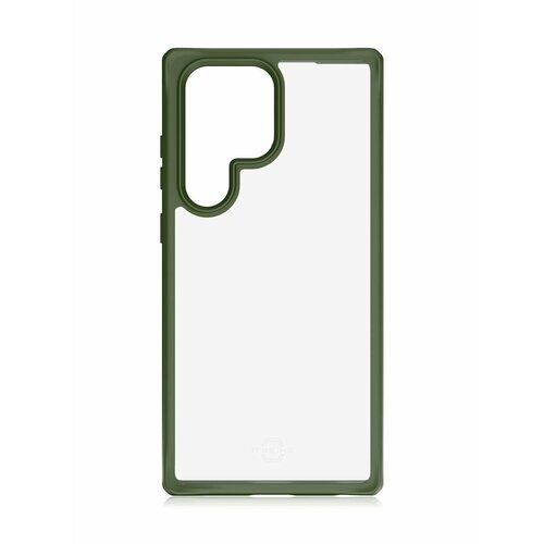 Чехол-накладка ITSKINS HYBRID SOLID для Samsung Galaxy S23 Ultra, черный/прозрачный