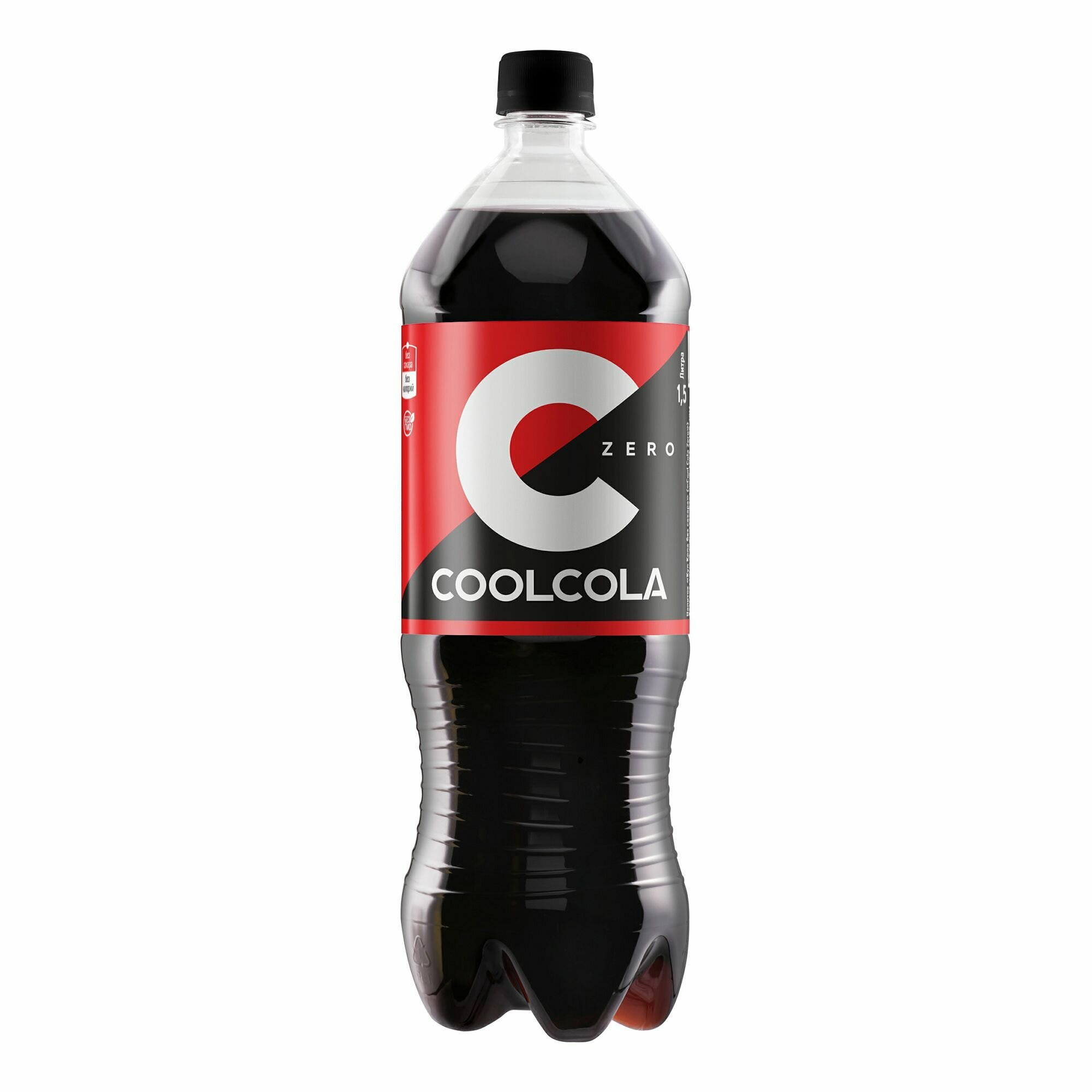 Напиток "Кул Кола без сахара" ("Cool Cola Zero") безалкогольный сильногазированный, ПЭТ 1.5 (упаковка 6шт)