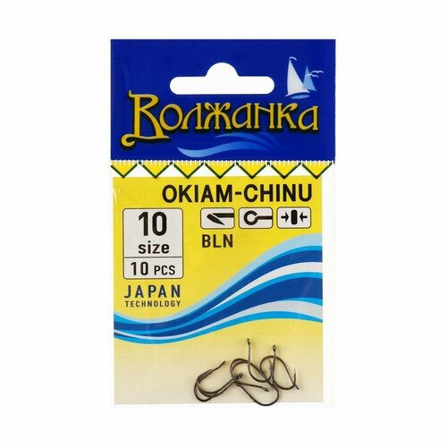 фото Крючки "волжанка" okiam-chinu №10, 10 шт volzhanka