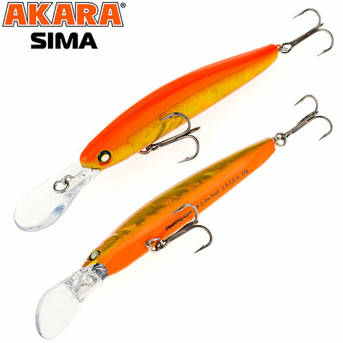 фото Воблер akara sima 90f 12 гр. (3/7 oz 3,5 in) a86