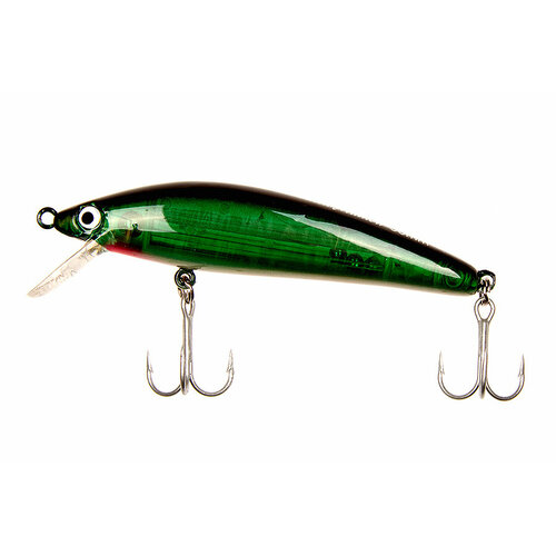 фото Asari воблер asari catch minnow 90mm #05 silver green