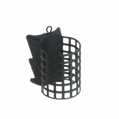 фото Груз-кормушка металлическая x-feeder me grip m perfo, цвет matt black, 100 г, 40 мл